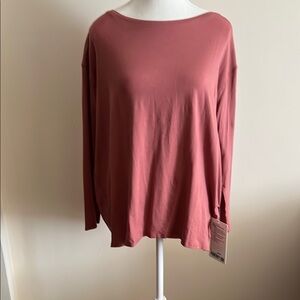 Women's Pink Long Sleeve Top